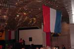Salle de Gala avec le drapeau français